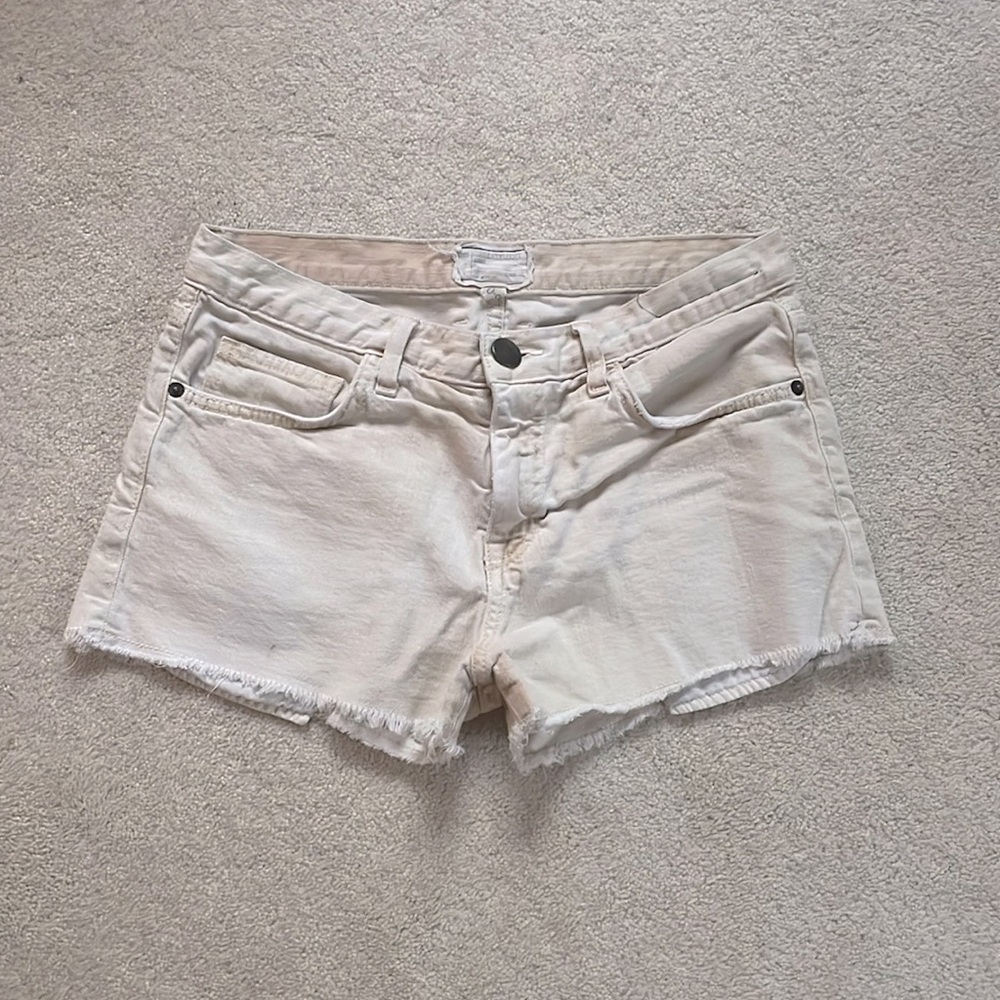 Current/Elliott “the boyfriend short” size 25 in sand